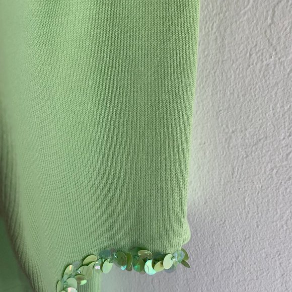 Linea by Louis Dell'Olio Green Sweater and Skirt knit set - Large and 1X - NWT - Picture 6 of 8